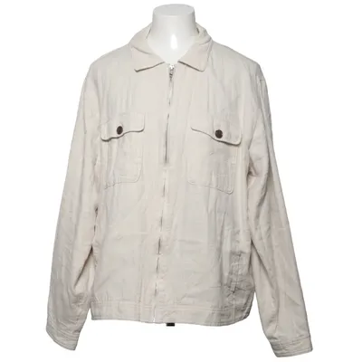 Överskjorta (Beige) från Dressmann Bomull, Linne, Polyester