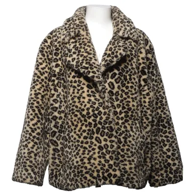 Vinterjakke (Beige, Sort) fra Yoek Akryl, Polyester