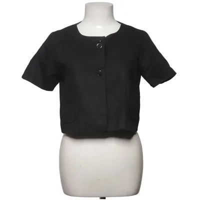 Bolero (Black) from Mango Acetate, Cotton, Linen