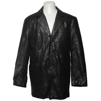 Blazer en cuir (Noir) de Petroff Acétate, Cuir, Polyamide
