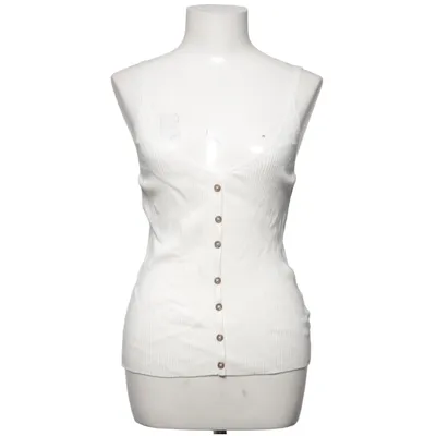 Débardeur (Blanc) de H&M Basic Viscose, Polyamide