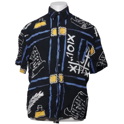 Short sleeve shirt (Black, Blue, Yellow) from Melka