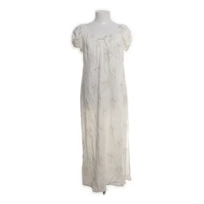 Maxi jurk (Wit, Meerkleurig) van Divided by H&M Viscose, Linnen