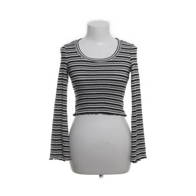 Top (Zwart, Wit) van Monki Elastaan, Polyester, Viscose