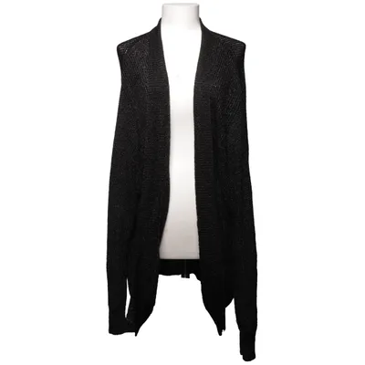Cardigan (Black) from Laneus Metallic fiber, Viscose