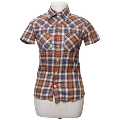 Short sleeve shirt (Brown, Blue, White) from Encore Cotton