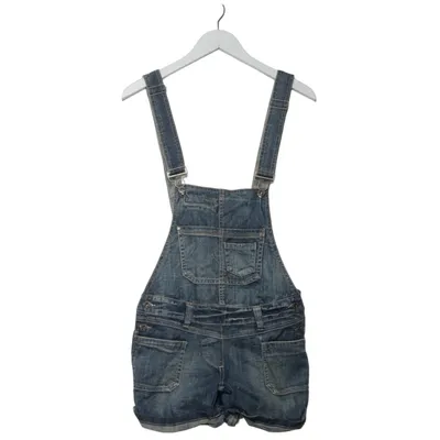 Salopette courte (Bleu) de Broadway NYC Fashion Coton