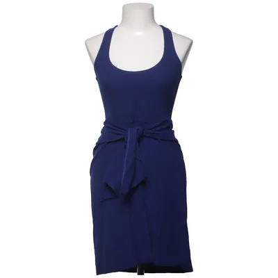 Robe (Bleu) de Halston Heritage Polyamide, Laine