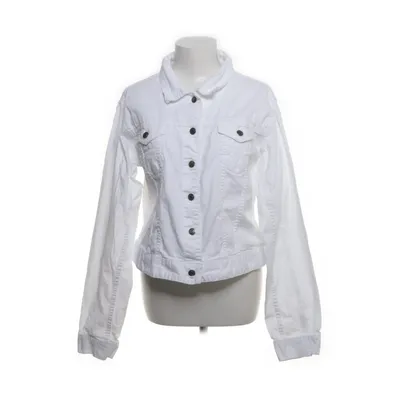 Jeansjacka (Vit) från Milla Bomull, Elastan