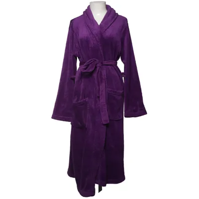 Bathrobe (Purple) from Gill Nightwear Polyester