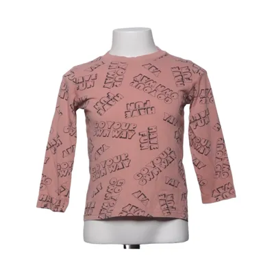 Långärmad t-shirt (Rosa, Svart) från Mini Gina Tricot Bomull