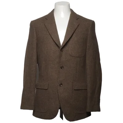 Kavaj (Brun) från Harris Tweed Viskos, Ull