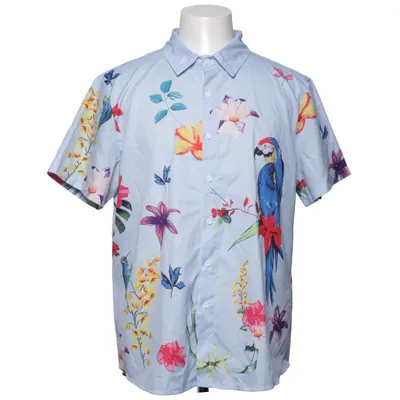 Korte mouwen shirt (Blauw, Meerkleurig) van Incerun Polyester
