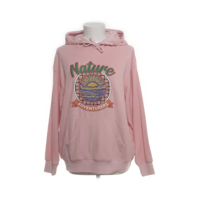 Hoodie (Pink, Multicolored) from Me369 Polyester, Viscose