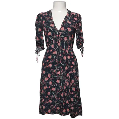 Jurk (Blauw, Meerkleurig) van Mango Suit Viscose