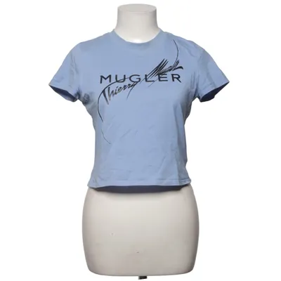T-shirt (Bleu) de Mugler x H&M Coton