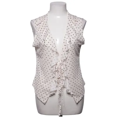 Top (Beige, Black) from Miss Selfridge Elastane, Polyester