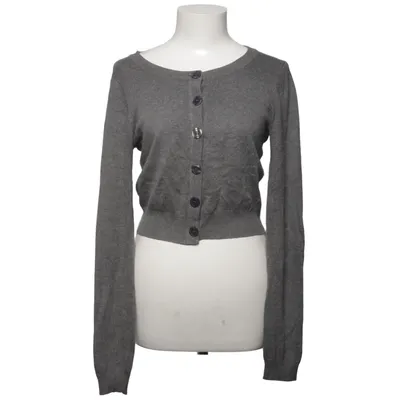 Cardigan (Gray) from Saint Tropez Angora, Cotton, Polyamide, Viscose