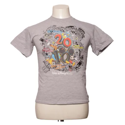 T-shirt (Gris) de Hanes Coton, Polyester