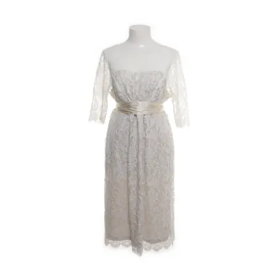 Dress (White, Beige) from Luxe by Seraphine Acetate, Elastane, Nylon, Silk