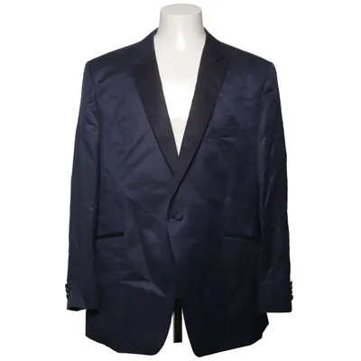 Tuxedo jacket (Blue) from Drago Cupro, Silk, Viscose, Wool