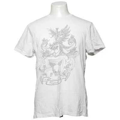 T-shirt (White) from Dressmann Cotton