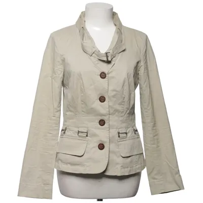Veste (Beige) de Comma Coton, Élasthane, Polyester