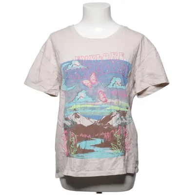 T-shirt (Beige, Multicolored) from La Luna Cotton