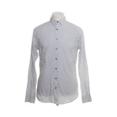 Shirt (Wit, Blauw) van The Shirt Factory Katoen