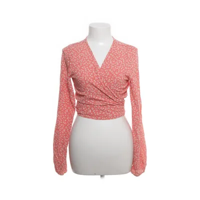 Wrap top (Pink, White) from Hollister California Viscose