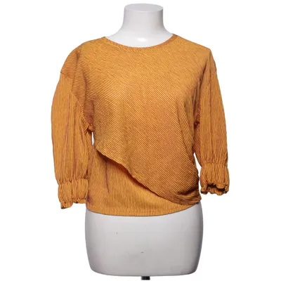 Top (Gul, Brun) fra Zara Collection Polyester, Viscose