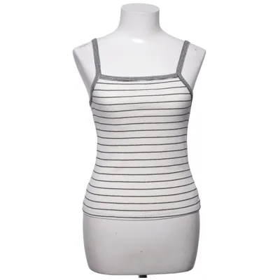 Tank Top (Black, Beige) from Zara Woman Collection Cotton, Elastane, Polyester