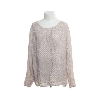 Blouse (Beige, Wit) van Clarina Collection
