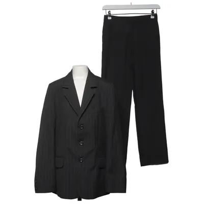 Kostym (Grå) från Review Collection Polyester, Viskos
