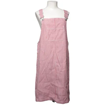 Robe salopette (Rouge, Blanc) de Pieces Coton, Polyester