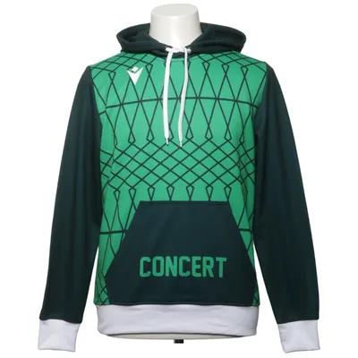 Hoodie (Green, Black, White) from Macron Polyester