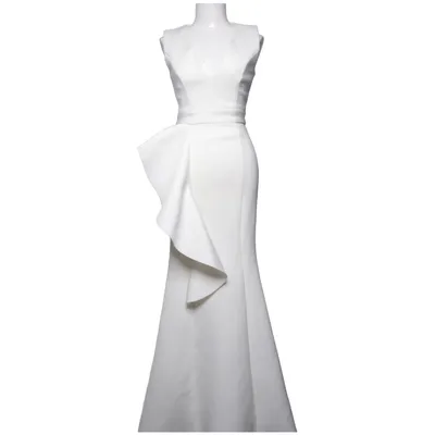 Robe de soirée (Blanc) de Jarlo Élasthane, Polyester
