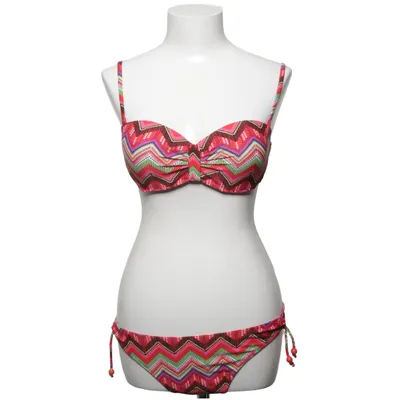 Bikini (Rouge, Multicolore) de Fei Élasthane, Polyamide
