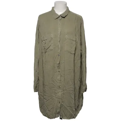 Skjortklänning (Grön) från H&M Lyocell, Viskos