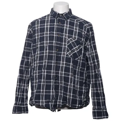 Flanellen overhemd (Blauw, Wit) van BLWR Katoen