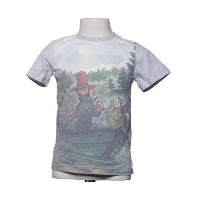 T-shirt (Grå, Flerfarvet) fra Pettson och Findus Bomuld
