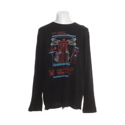 Langærmet t-shirt (Sort) fra Lootchest Bomuld