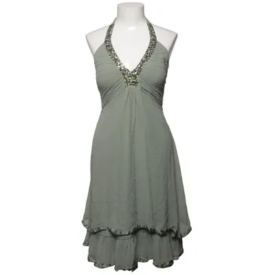 Halterneck dress (Green) from Hallhuber Donna Polyester, Silk