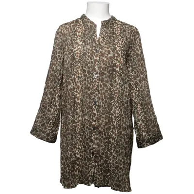 Shirt dress (Brown, Beige) from Kim Rogers Polyester