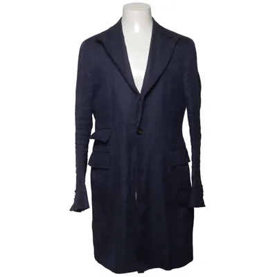 Blazer (Blue) from Lanificio F.lli Cerruti Cupro, Linen, Polyester, Viscose