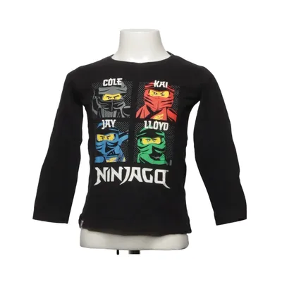 Långärmad t-shirt (Svart, Flerfärgad) från LEGO Bomull