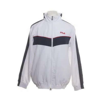 Træningsjakke (Hvid, Flerfarvet) fra Fila Polyester