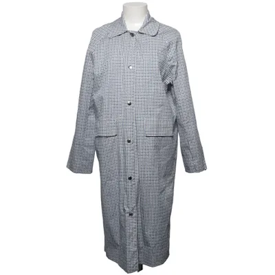 Jas (Blauw, Wit) van Edited Katoen, Elastaan, Polyester
