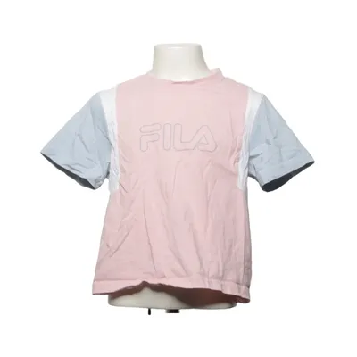 T-shirt (Pink, Blue, White) from Fila Cotton