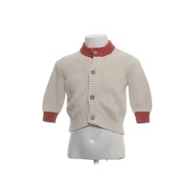 Cardigan (White, Red) from Little Green Radicals Organic cotton